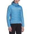 adidas Lauf-Isolationsjacke Terrex Hybrid blau Damen